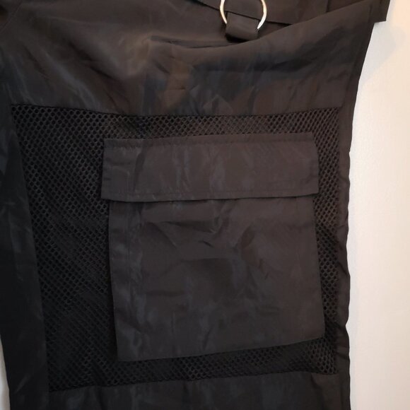 NWT Floerns Ladies Elastic & Drawstring Waist Black Loose Fit  Track Pants - Picture 6 of 10